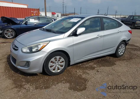 2015 Hyundai Accent Gls from USA, damaged, VIN KMHCT4AE0FU854571